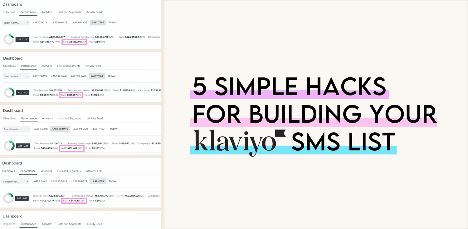 5 Simple Hacks For Building Your Klaviyo SMS List